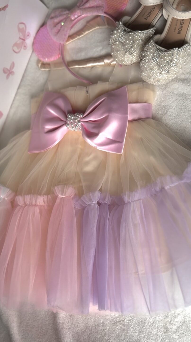 Vestido Arcoiris De Fiesta - Imagen 3