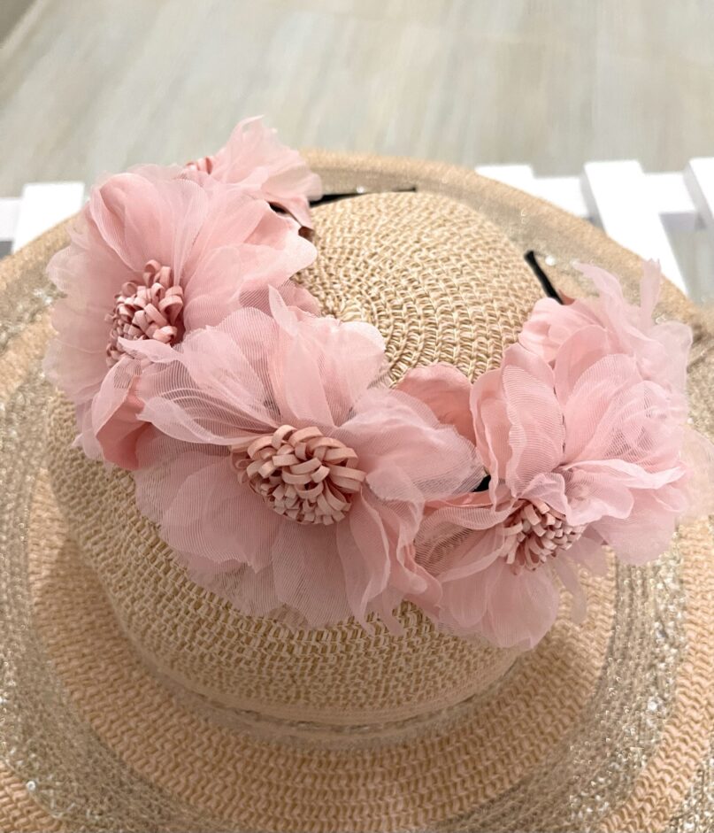 Diadema Flores Coral