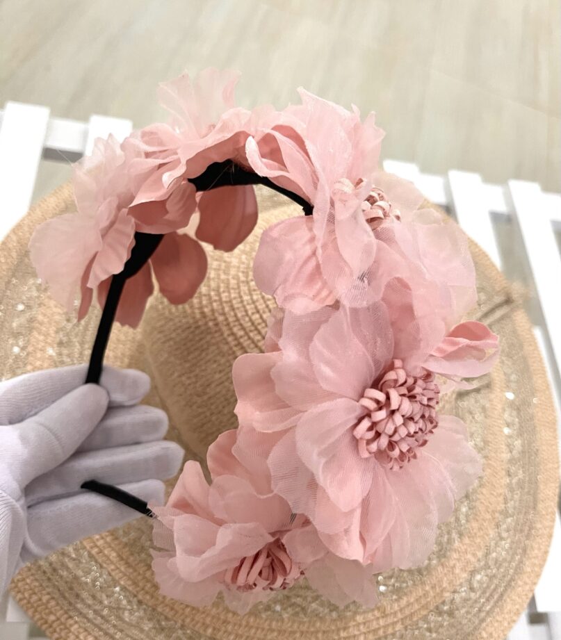 Diadema Flores Coral - Imagen 2