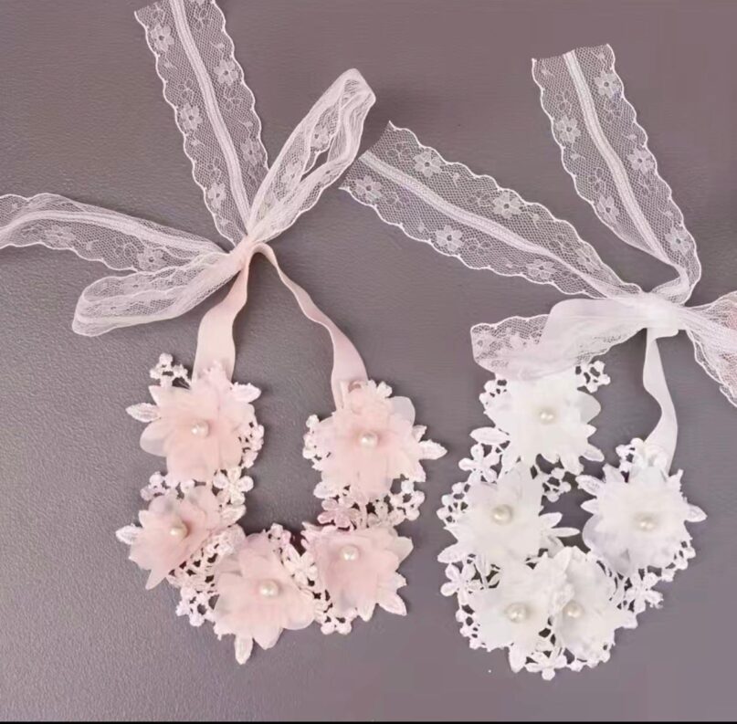Diadema Flores Bordadas - Imagen 2