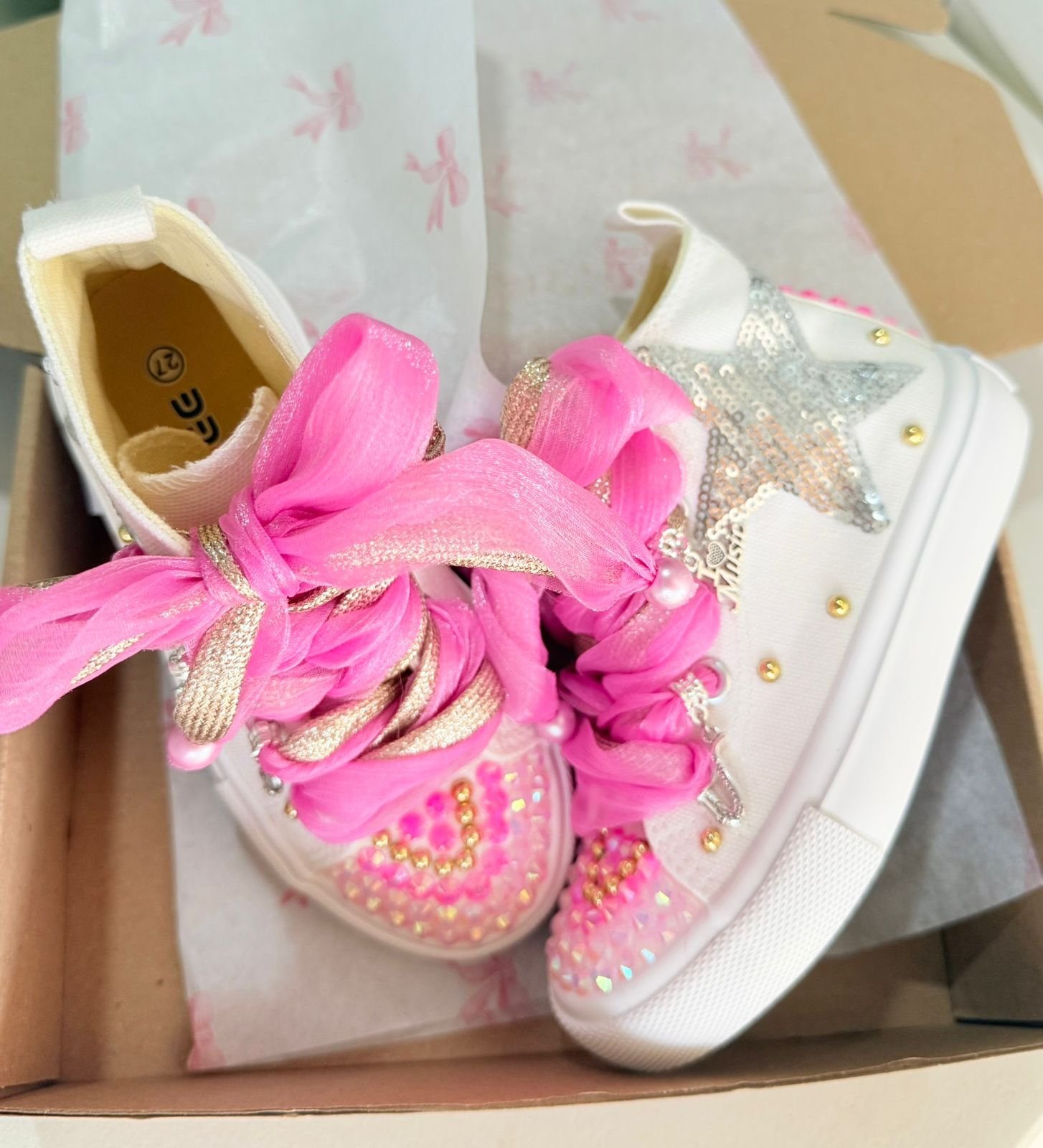 K-Pop Guerreras Fuscia Tenis - Imagen 2